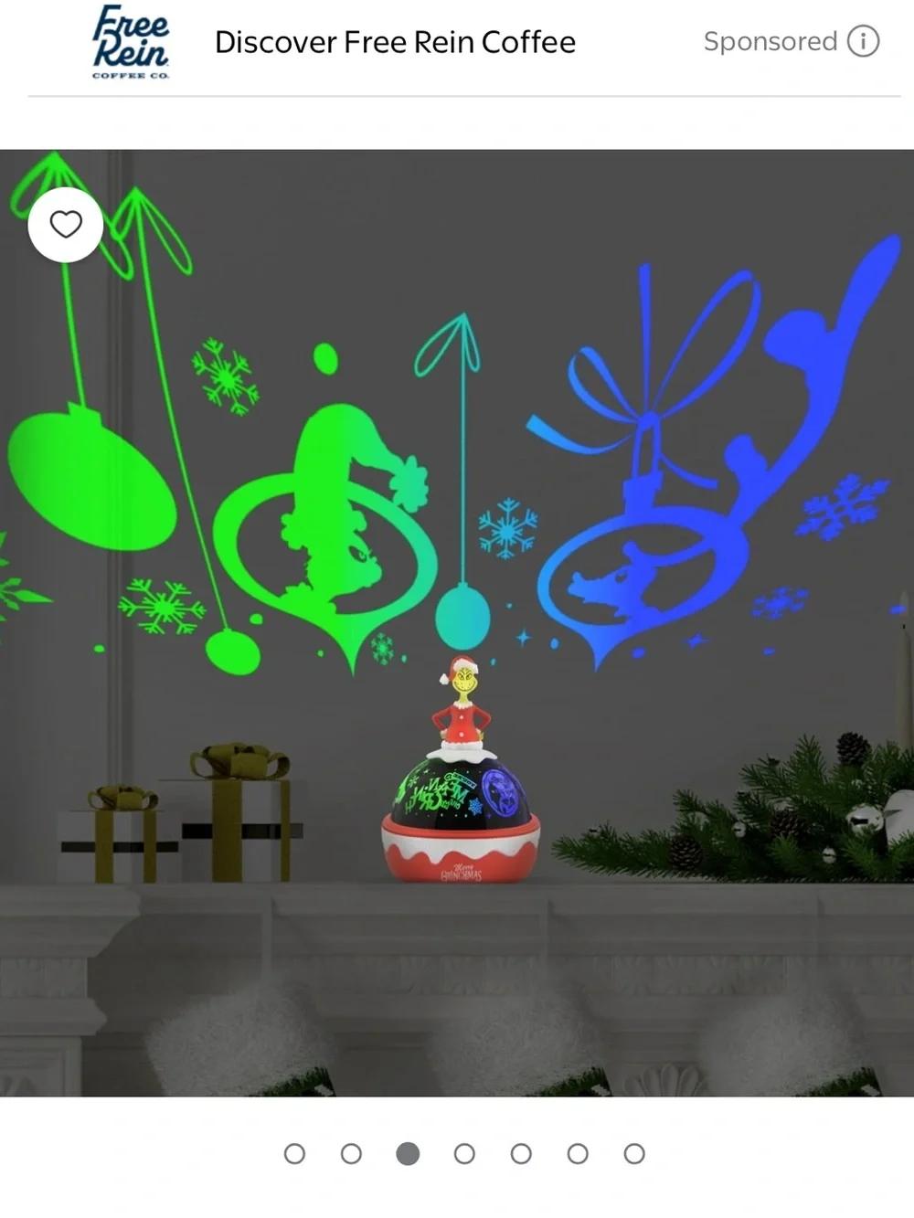 Grinchmas VIDEO Rotating Light Projector with various colors and designs